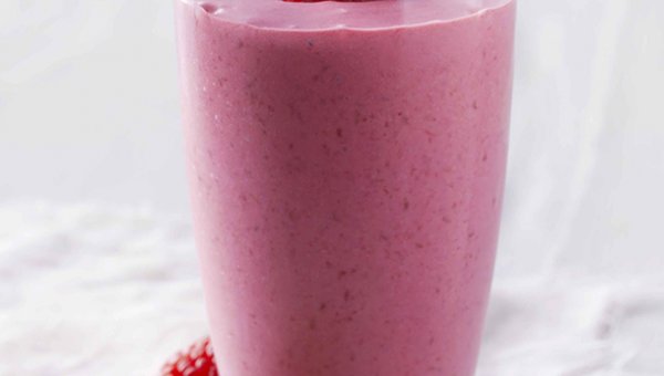 Hindbrsmoothie med protein