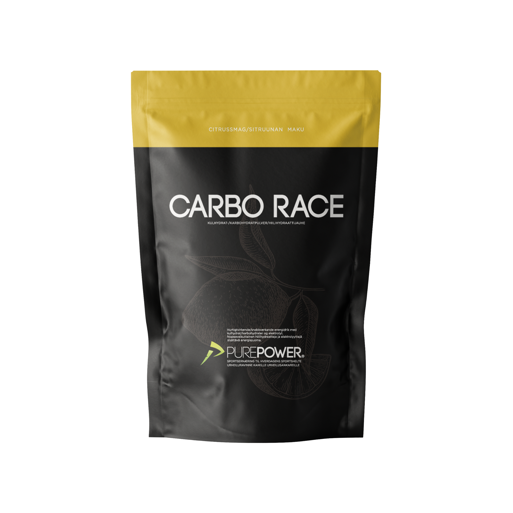 PurePower Carbo Race Citrus 1 kg