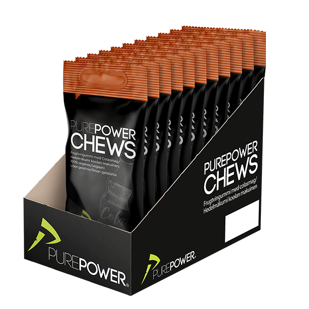PurePower Cola Chews 12 x 40 g | shots and chews