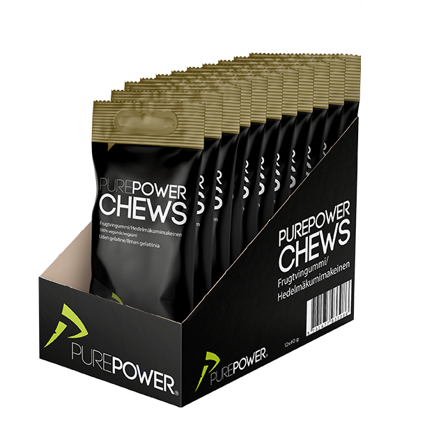 PurePower Chews Frugtmix 12 x 40 g 