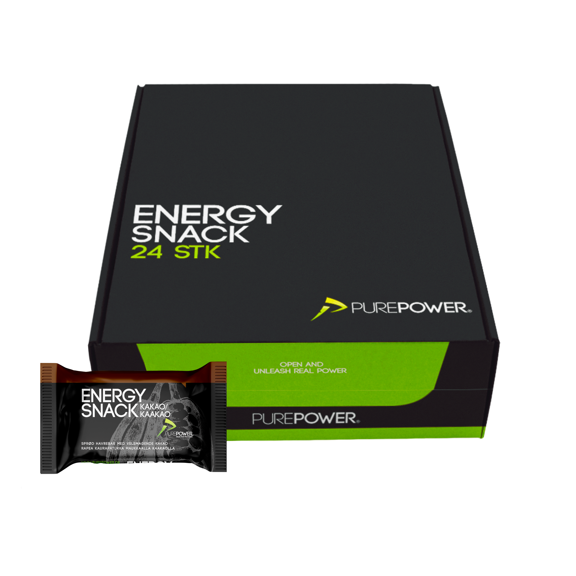 PurePower Energy Snack Kakao 24 stk