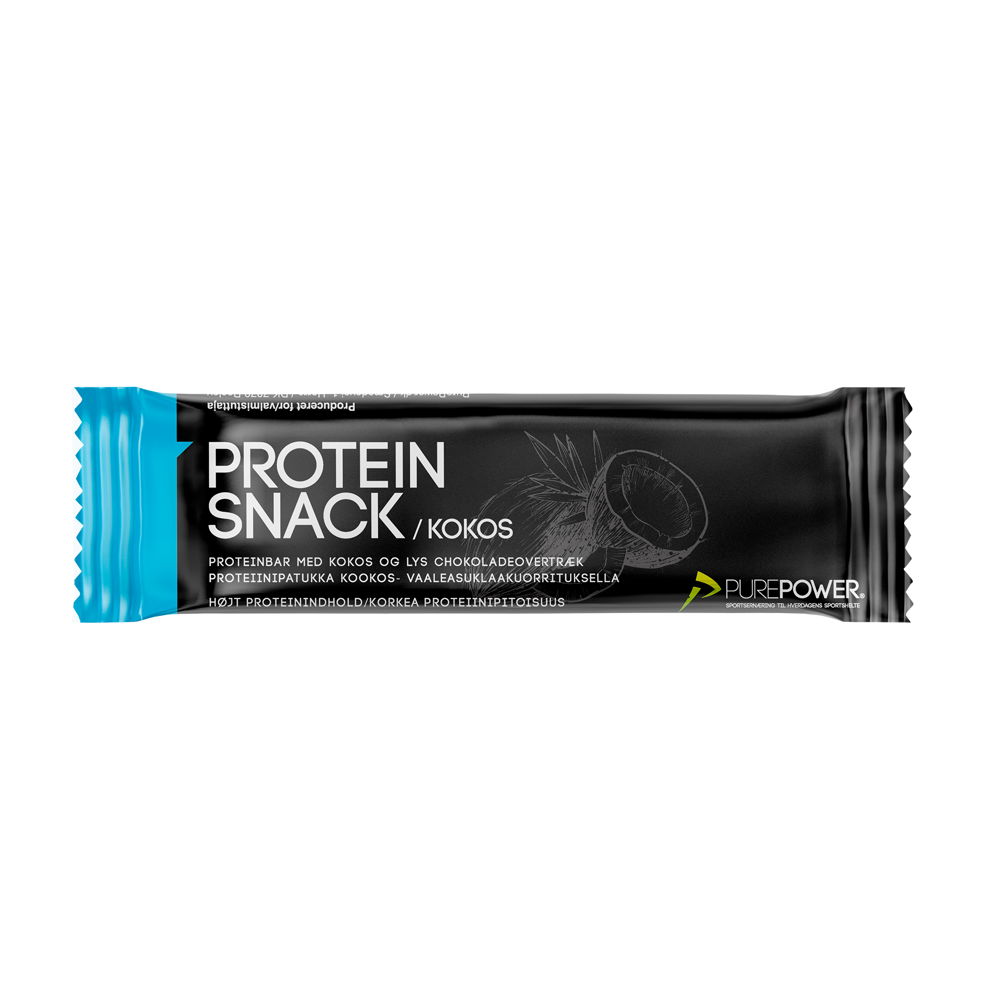 Fitnessudstyr? PurePower Protein Snack Kokos: En lækker Bounty-bar med protein og uden dårligt sukker